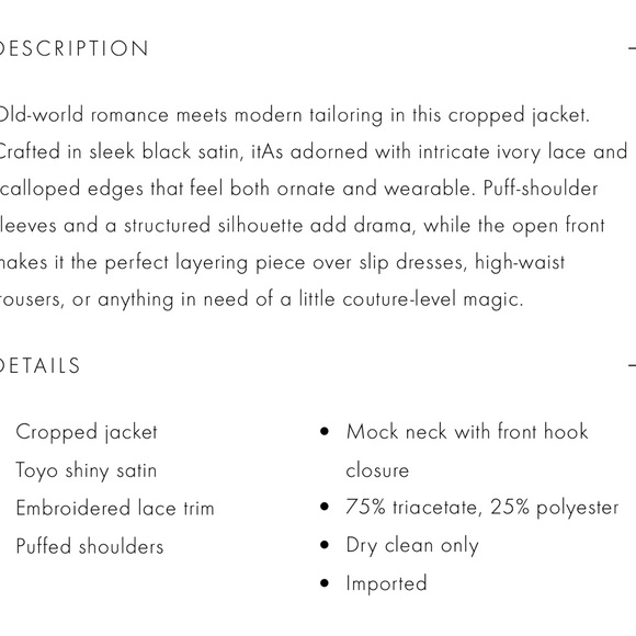 Alice + Olivia - Silk and Lace Blazer Jacket - Picture 2 of 4